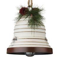 Regal Art & Gift 10.25" Rustic Classic Antique White Bell 