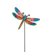 Regal Art & Gift 10.75" Multicolor Dragonfly Stake/Wall Decor