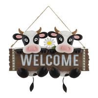 Regal Art & Gift 17" Welcome Sign Cow Wall Décor
