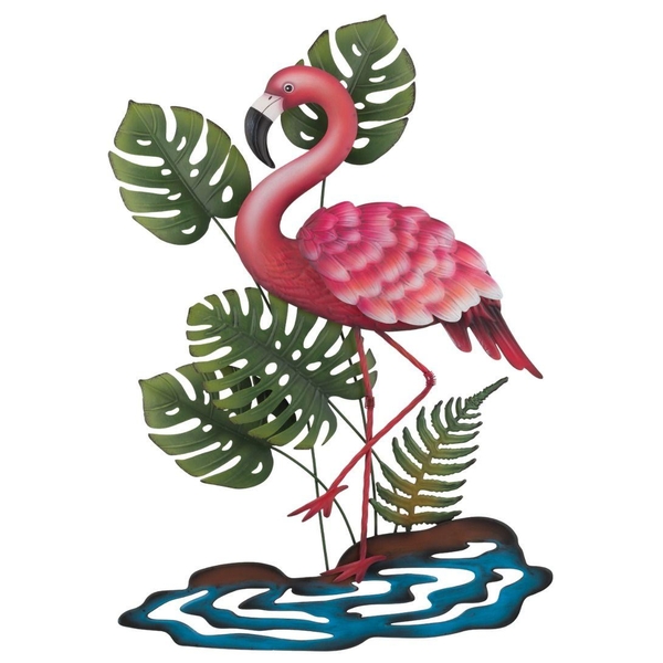 32" Flamingo Wall Decor