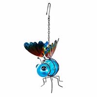 Regal Art & Gift 4.5" Blue Butterfly Solar Mini Lantern
