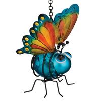 Regal Art & Gift 4.5" Blue Butterfly Solar Mini Lantern