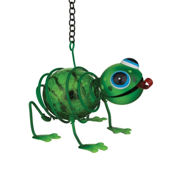 5" Green Frog Solar Mini Lantern