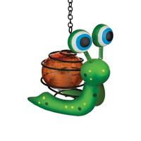 Regal Art & Gift 4.5" Green Snail Solar Mini Lantern