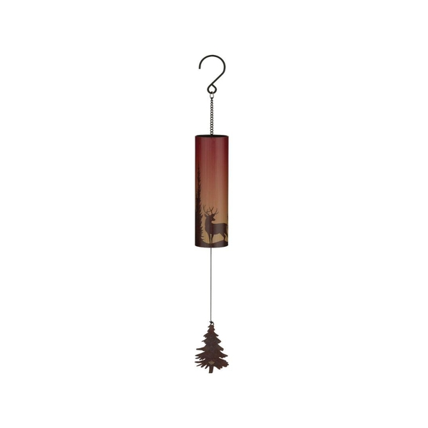 2" Steel Deer Night Sky Wind Bell