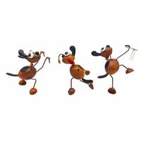 View 8.5" Pot Hugger Dog Décor (Set of 3)