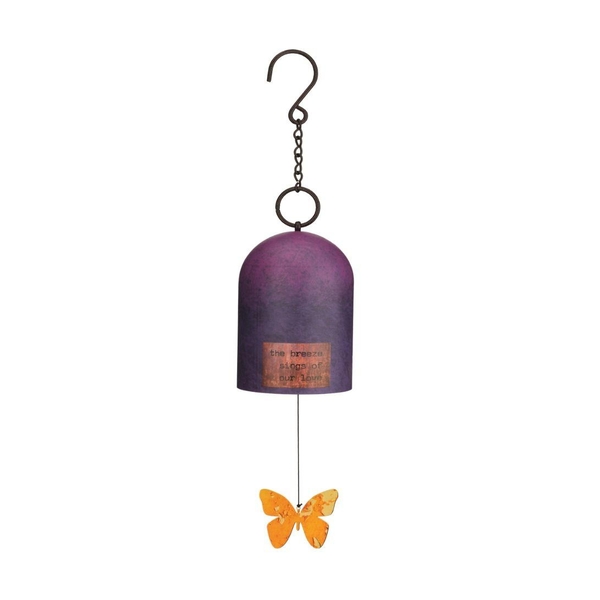 24" Steel Sentiment Butterfly Wind Bell