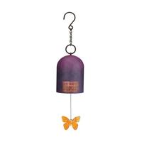 View 24" Steel Sentiment Butterfly Wind Bell