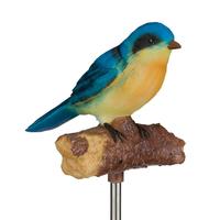 Regal Art & Gift 27.5" Bluebird Songbird LED Solar Sound Stake 
