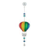 Regal Art & Gift 5.5" Multicolor Stargazing Hot Air Balloon Sun Catcher Decor