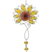Regal Art & Gift 6" Yellow Stargazing Sunflower Sun Catcher Decor
