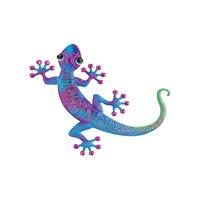Regal Art & Gift 16" Swirl Purple Gecko Decor