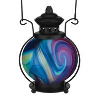 Regal Art & Gift 14.5" Purple Swirl LED Light Lantern 
