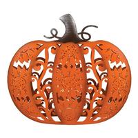 Regal Art & Gift 10" LED Light Sunflower Cutout Orange Pumpkin Decor 