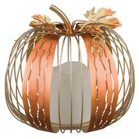 Regal Art & Gift 8.5" LED Light Copper Pumpkin Decor 