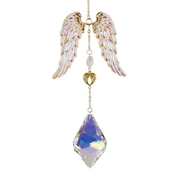 19.5" Diamond Daydream Angel Ornament 