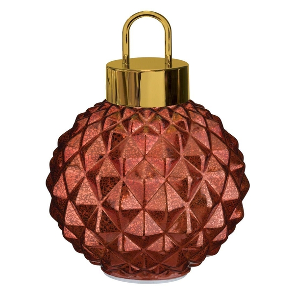 12" LED Diamond Bronze Ornament Decor 