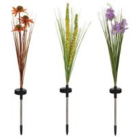 Regal Art & Gift 26.25" Botanical LED Solar Stake (Set of 3)
