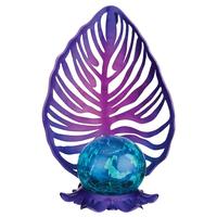 Regal Art & Gift 11.5" Purple Leaf Solar Decor