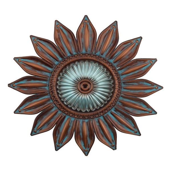 30" Bronze Flower Wall Décor