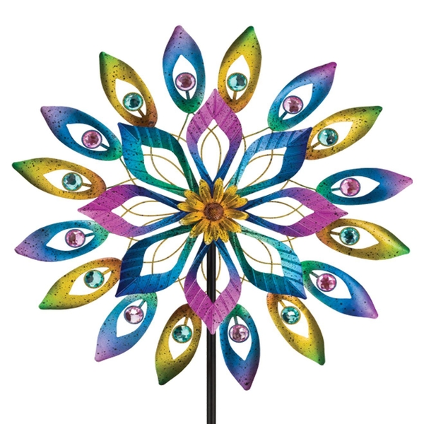 32" Multicolor Spectacle Wind Spinner