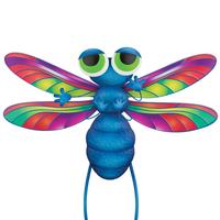 View 28" Hand Painted Dragonfly Garden Stake 
