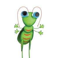 Regal Art & Gift 28" Hand Painted Grasshopper Garden Stake 