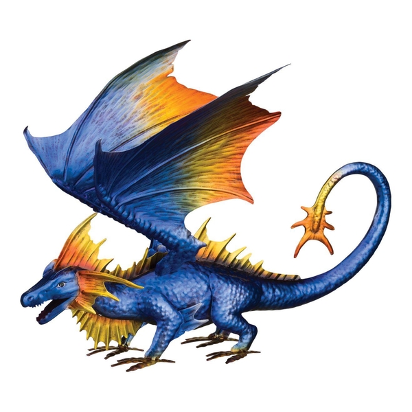 12" Blue Dragon Decor 