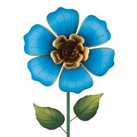 Regal Art & Gift 11.75" Blue Flower Regal Art & Gift Spinner Stake 