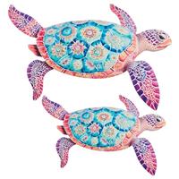 Regal Art & Gift 19" Purple Sea Turtle Wall Decor (Set of 2)