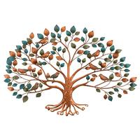 Regal Art & Gift 36" Copper Metal Tree of Life with Birds Wall Décor