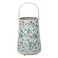 Regal Art & Gift 12.75" Blue Pastel Shadow Solar Lantern 