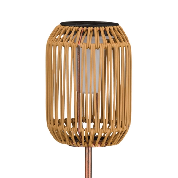 30.75" Wicker Cylinder Solar Stake 