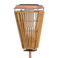Regal Art & Gift 31.75" Wicker Funnel Solar Stake 