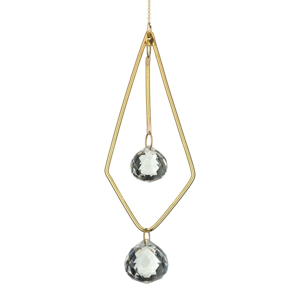 2.5" Bronze Celestial Diamond Ornament 