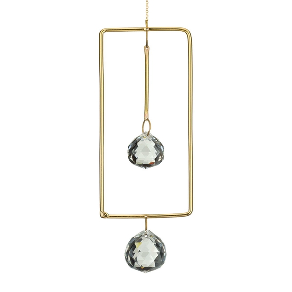 2.5" Bronze Celestial Trapeze Ornament 