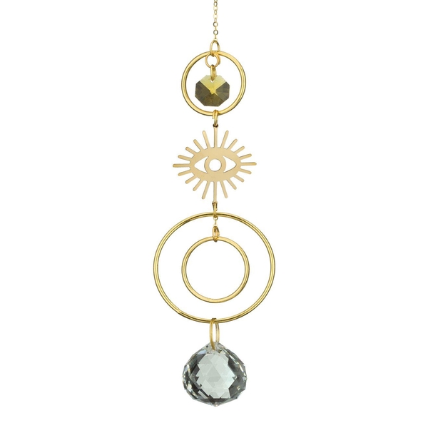 2" Bronze Celestial Eye Ornament 