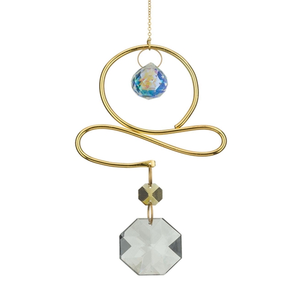 3.25" Bronze Celestial Swirl Ornament 