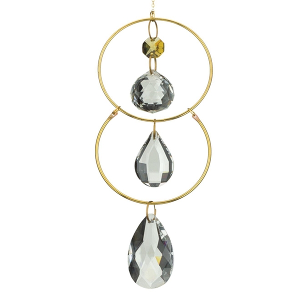 2.75" Bronze Celestial Triple Ornament 