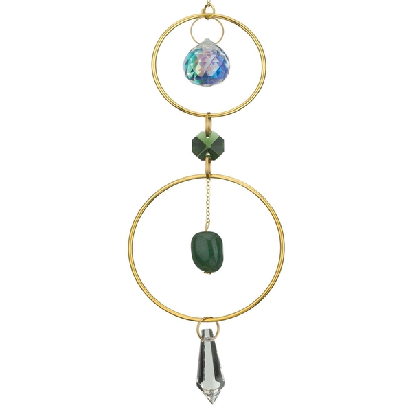 2.75" Bronze Healing Jade Ornament 