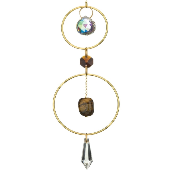 2.75" Bronze Healing Tiger's Eye Ornament 