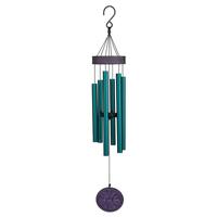 Regal Art & Gift 32.5" Purple Aluminum/Metal/Resin Medallion Chime