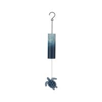 View 2" Metal Sea Turtle Shoreline Wind Bell