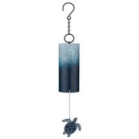 View 4" Metal Sea Turtle Shoreline Wind Bell