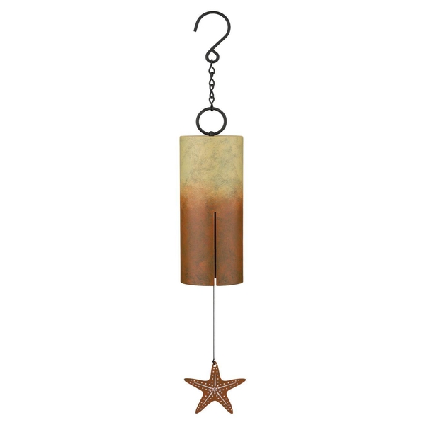 4" Metal Starfish Shoreline Wind Bell