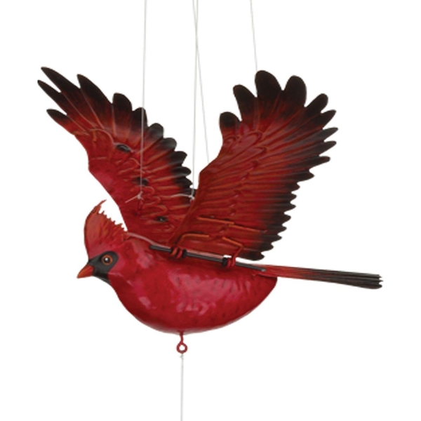 17" Flying Cardinal Bird Mobile