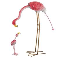 Regal Art & Gift 31.5" Mama Baby Flamingo Garden Stake