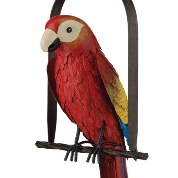 24.75" Macaw Parrot on Swing Decor