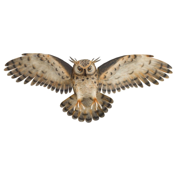 32" Long Eared Owl Wall Decor 