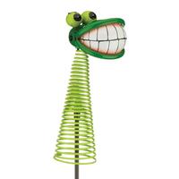 View 44.25" Smile Frog Garden Stake 